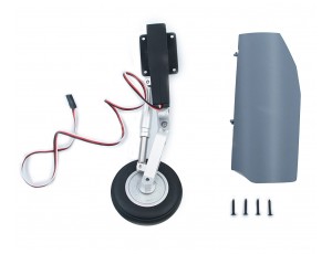 Xfly-Model Alpha Grey 80mm EDF Jet Electric Retract Main Landing Gear Set With Gear Door - Left